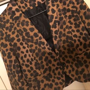 Animal Print Blazer.